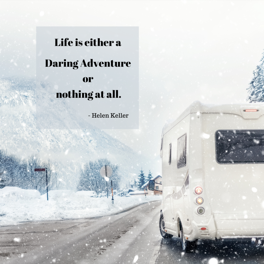 Winter RV Camping Inspiration by Utah RV Dealership