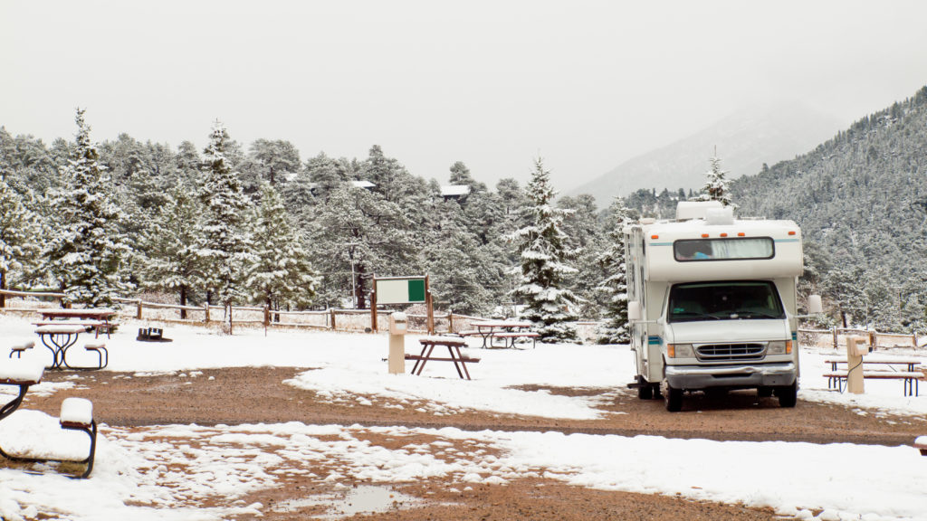 Winter RV Camping by Used RV Dealership in Utah